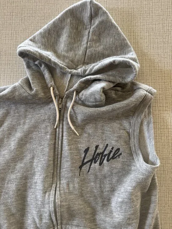 Vintage Hobie Sailing Graphic Sleeveless Full Zip Hoodie, Medium - Picture 2 of 7